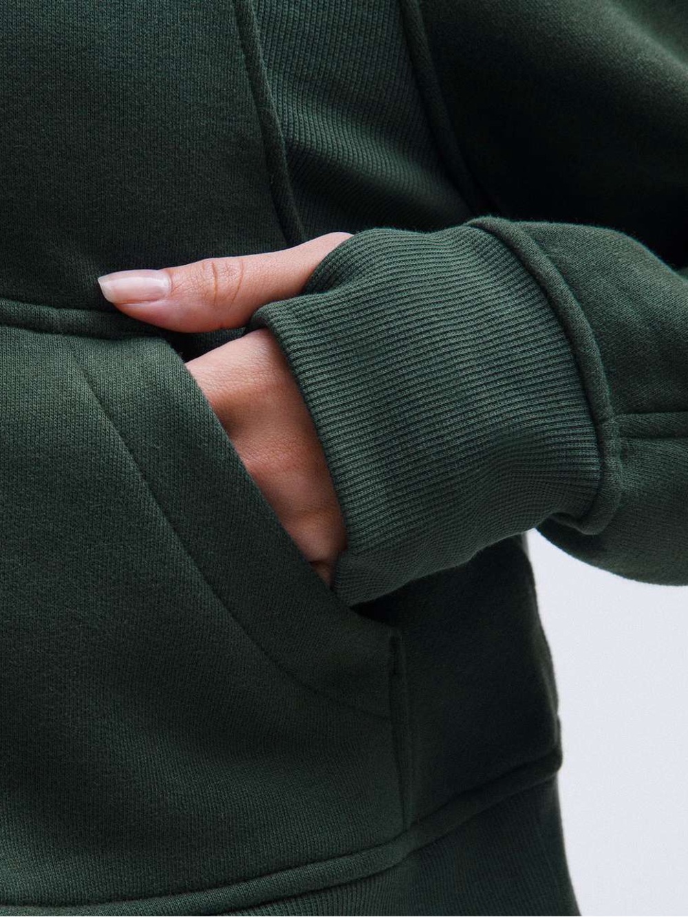 Lululemon Scuba Oversized Half-Zip Hoodie in Forest Legacy Green / Gold XS / S - Picture 5 of 16